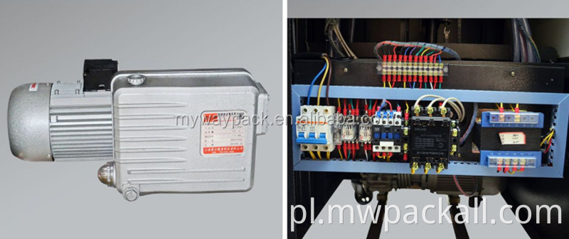 Pakowanie małych produktów w blistrze zgrzewarka próżniowa do zgrzewania skóry